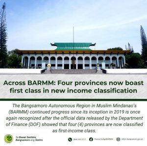 Four provinces now boast first class in new income classification